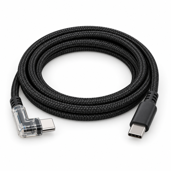 USB-C to USB-C Right-Angle Cable